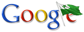 Doodle de Google, le 15 décembre 2009, pour les 150 ans de la naissance de Zamenhof